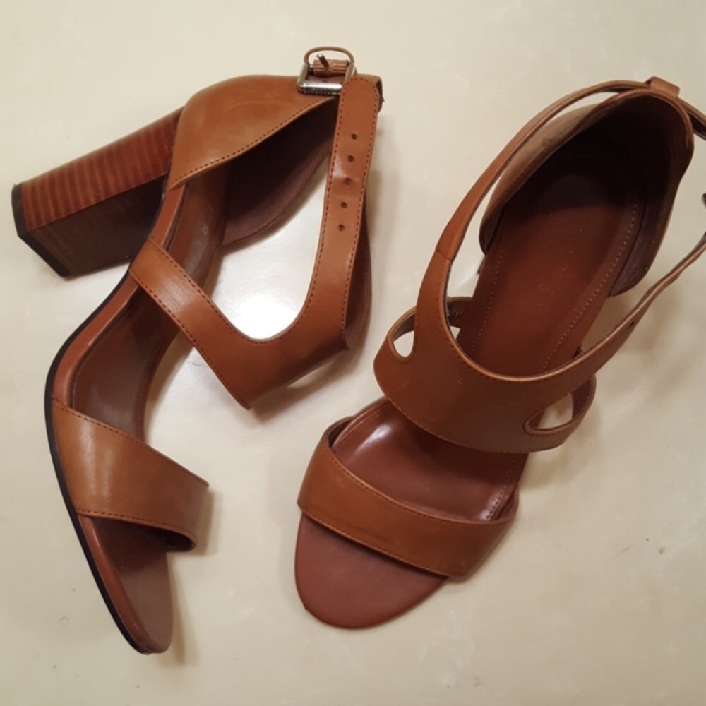 Ralph Lauren Leather Heels